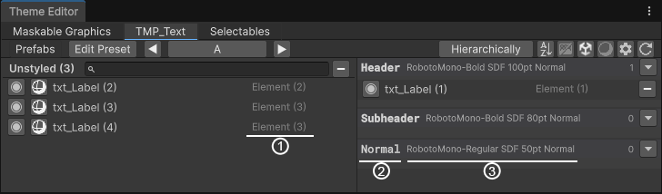Color Theme Window: Fonts tab